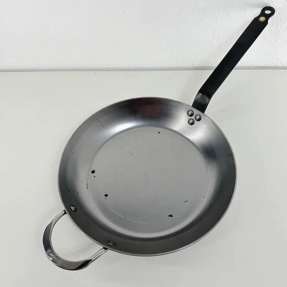 de Buyer MINERAL B Carbon Steel Fry Pan 12.5